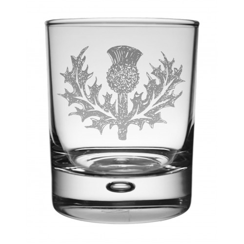 Whisky Tumbler Thistle - Click Image to Close